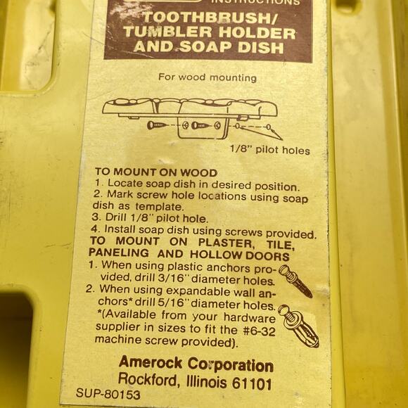 NOS Vintage Amerock Carriage House Antique SILVER Wall Mount Soap Dish C-9052-AS - Picture 6 of 6